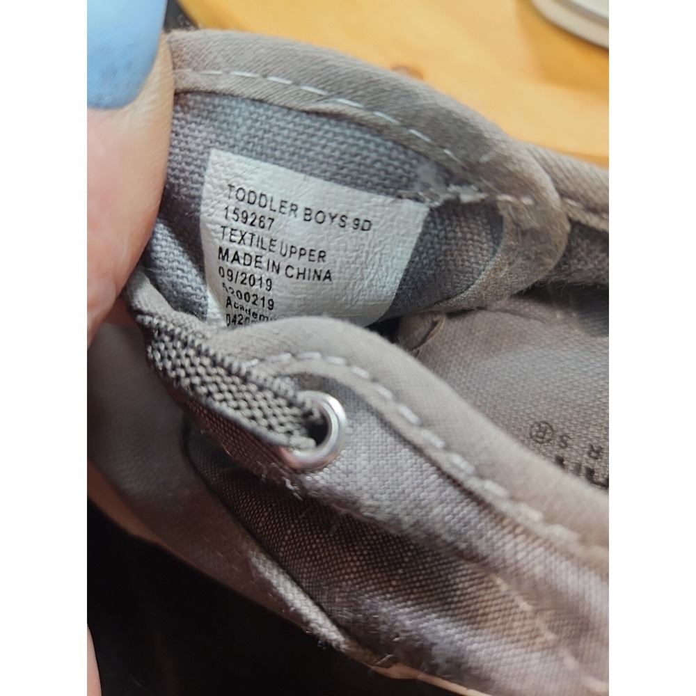 MAGELLAN Toddler Parker‎ III Canvas Grey Slip On Sneaker Shoes Size Youth 9 *EUC - Picture 7 of 13